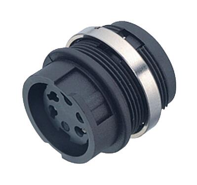 Illustration 99 0672 00 24 - Bayonet Female panel mount connector, Contacts: 24, unshielded, solder, IP40