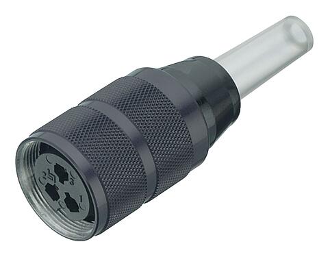 插图 09 0038 00 05 - M25 直头孔头电缆连接器, 极数: 5, 5.0-8.0mm, 可接屏蔽, 焊接, IP40