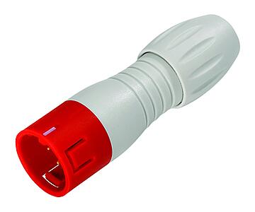 Steckverbinder für medizinische Anwendungen--Kabelstecker_720_1_KS_MED_rot