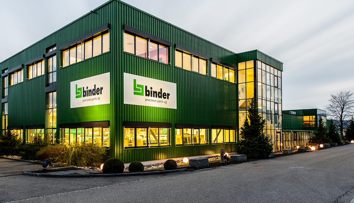 40 Jahre binder precision parts ag Franz Binder GmbH & Co