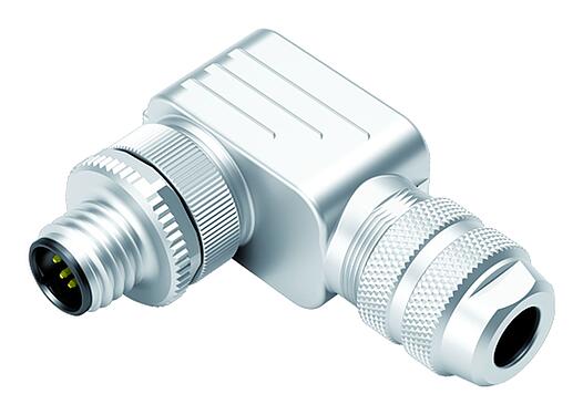 Illustrazione 99 1535 920 05 - M12 Connettore angolare maschio, Numero poli: 5, 6,5-8,5 mm, schermabile, molla di tensione a gabbia, IP67
