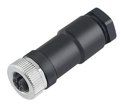 Illustration 99 0430 19 04 - M12 Female cable connector, Contacts: 4, 8.0-10.0 mm, unshielded, screw clamp, IP67, UL, VDE, PG 11, for the power supply