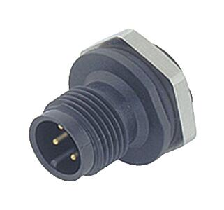 Automation Technology - Data Transmission--Male panel mount connector_713_3_E_PG