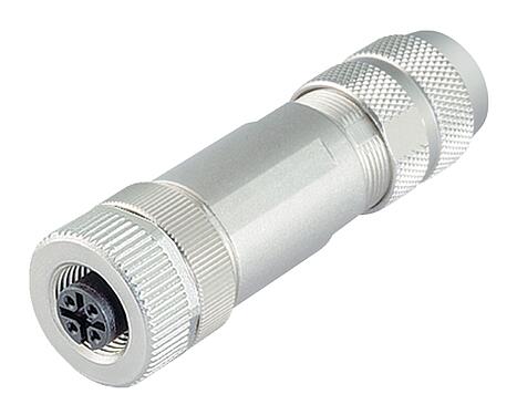 Ilustración 99 1488 812 08 - M12 Conector de cable hembra, Número de contactos: 8, 8,0-9,0 mm, blindable, tornillo extraíble, IP67, UL