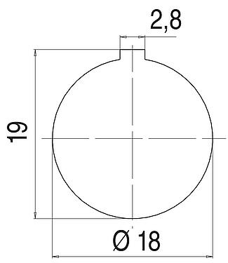 安装说明 99 0651 00 12 - 卡扣式 针头法兰座, 极数: 12, 非屏蔽, 焊接, IP40