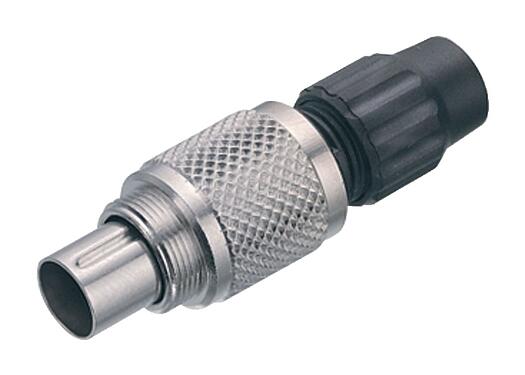 3D View 99 0075 100 03 - M9 IP40 Male cable connector, Contacts: 3, 3.0-4.0 mm, unshielded, solder, IP40