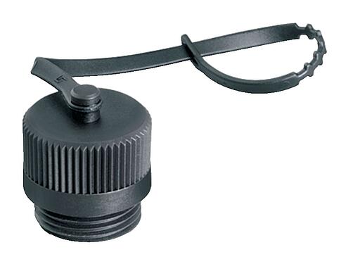 イラストレーション 7/8" 保護キャップ, IP67, 固定ストラップ付き