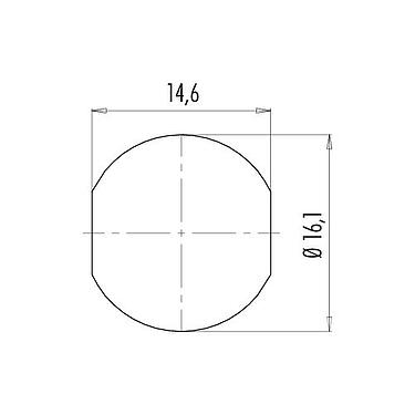 образец сборки Защелка Адаптерная, не экранированный, Монтаж задней стенки, привинчивается спереди