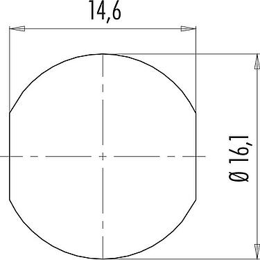 Assembly instructions / Panel cut-out Snap-In Adapter, unshielded, screwable from the front