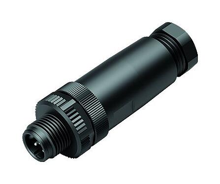 Illustration M12 Male cable connector, Contacts: 5, 6.0-8.0 mm, unshielded, screw clamp, IP67