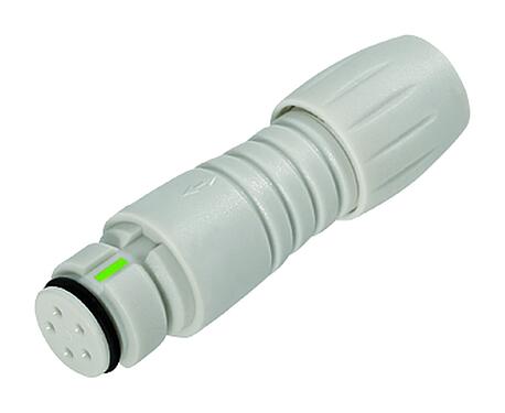 Minh hoạ Snap-In Ổ cắm cáp, Số lượng cực : 3, 3,5-5,0mm, không có chống nhiễu, hàn, IP67