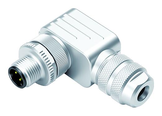 Illustration 99 1429 824 04 - M12 Male angled connector, Contacts: 4, 4.0-6.0 mm, shieldable, screw clamp, IP67, UL