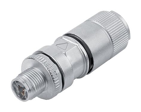 插图 99 3787 810 08 - M12-X 针头电缆连接器, 极数: 8, 5.5-9.0mm, 屏蔽, 割线夹, IP67