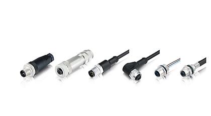 A-kodierte M12 Sensorstecker für die Automatisierungstechnik