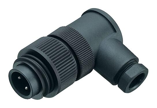 Illustration 99 0217 70 07 - RD24 Male angled connector, Contacts: 6+PE, 6.0-8.0 mm, unshielded, screw clamp, IP67, PG 9