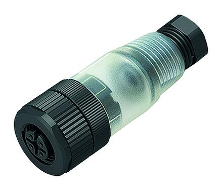Illustration 99 0430 30 04 - M12-A Female cable connector, Contacts: 4, 4.0-6.0 mm, unshielded, screw clamp, IP67, UL