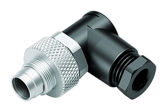 Illustratie 99 0401 70 02 - M9 Male haakse connector, aantal polen: 2, 3,5-5,0 mm, onafgeschermd, soldeer, IP67