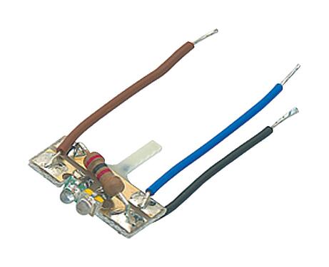 Illustratie Printplaat met led, ROHS-conform