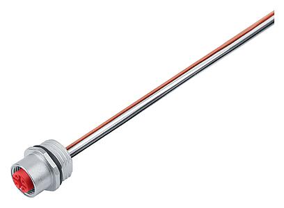 Automation Technology - Sensors and Actuators--Female panel mount connector_763_4_FD_Li_rot