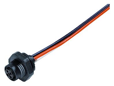 Automation Technology - Voltage and Power Supply--Female panel mount connector_813_4_FD_vv_Li_Ku