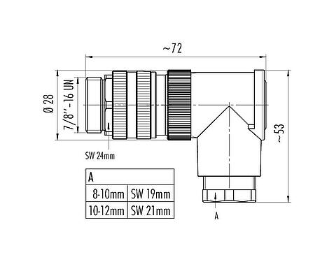 Scale drawing 99 2443 62 04 - 7/8