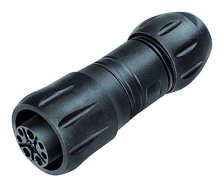 Abbildung Bajonett Kabeldose, Polzahl: 4+PE, 7,0-17,0 mm, ungeschirmt, crimpen (Crimpkontakte müssen separat bestellt werden), IP68/IP69K, UL 2238, VDE, UV-Beständig