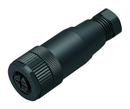 Illustration 99 0430 10 04 - M12 Female cable connector, Contacts: 4, 4.0-6.0 mm, unshielded, screw clamp, IP67, UL