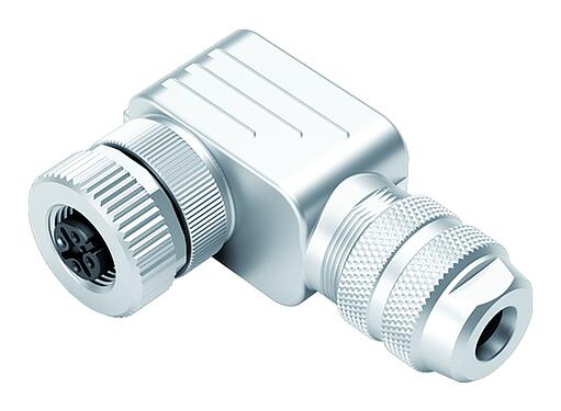 Illustration 99 1436 824 05 - M12 Female angled connector, Contacts: 5, 4.0-6.0 mm, shieldable, screw clamp, IP67, UL