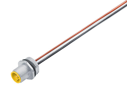 Illustratie 76 0231 0011 00305-0200 - M12-A Male panel mount connector, aantal polen: 5, onafgeschermd, draden, IP68, UL, M16x1,5