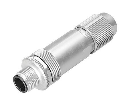 Illustratie M12 Kabelstekker, aantal polen: 4, 5,0-8,0 mm, schermbaar, krimpen (krimpcontacten dienen afzonderlijk te worden besteld), IP67, UL 2238
