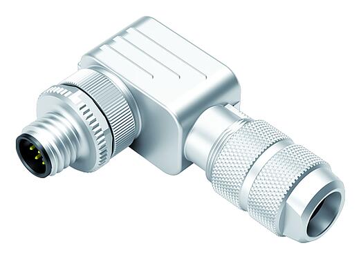 Illustration 99 1489 824 08 - M12 Male angled connector, Contacts: 8, 5.0-8.0 mm, shieldable, screw clamp, IP67, UL