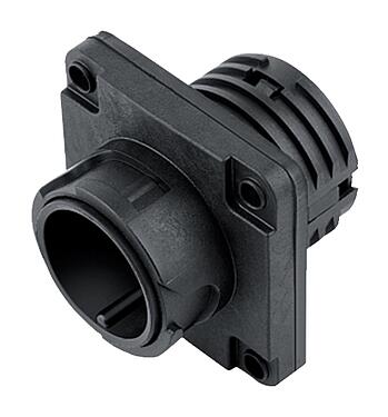 Illustration 09 6491 000 05 - Bayonet Male panel mount connector, Contacts: 4+PE, unshielded, crimping (Crimp contacts must be ordered separately), IP68/IP69K, UL, VDE