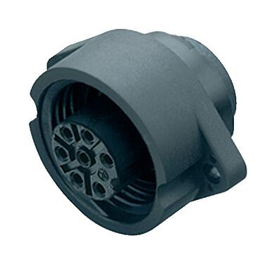 Illustration RD24 Embase femelle, Contacts: 6+PE, non blindé, sertir (Les contacts à sertir doivent être commandés séparément), IP67