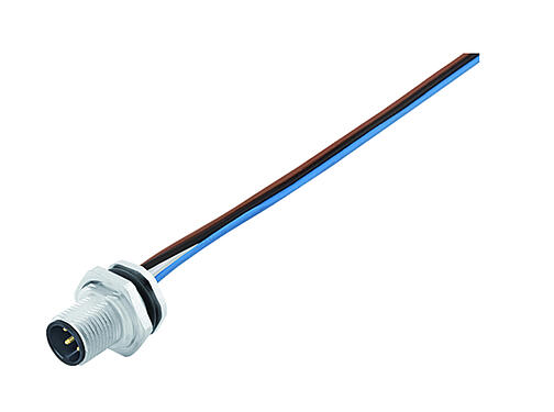 Illustratie 76 0631 1015 00004-0200 - M12-A Male panel mount connector, aantal polen: 4, onafgeschermd, draden, IP68, UL, M16x1,5, aan voorkant verschroefbaar