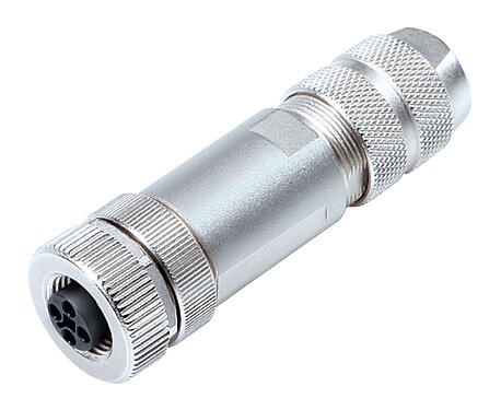 Illustration 99 1632 812 04 - M12 Connecteur femelle, Contacts: 4, 8,0-9,0 mm, blindable, pince à visser, IP67, UL