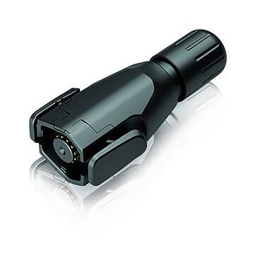 插图 Snap-in 快插 直头针头电缆连接器, 极数: 12, 4.0-6.0mm, 非屏蔽, 焊接, IP54