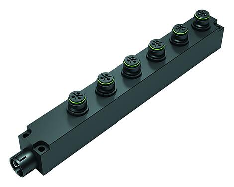 Abbildung 72 9143 000 06 - Snap-In 6-fach-Verteiler, Polzahl: 3, ungeschirmt, steckbar, IP67
