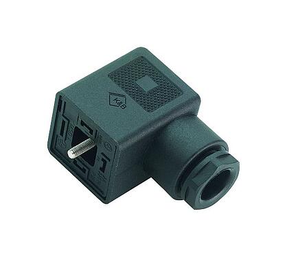Abbildung 43 1726 110 03 - Gerätesteckdose, Polzahl: 2+PE, 6,0-8,0 mm, ungeschirmt, schraubklemm, IP40 ohne Dichtung, Schaltung P10