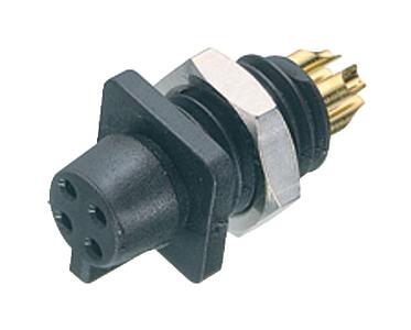 Subminiatuur connectoren-Snap-in IP40-Female panel mount connector_719_4_30
