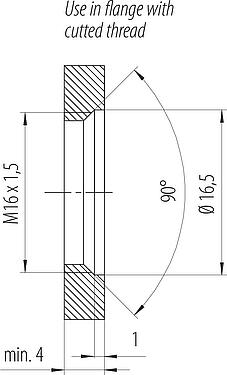 安装说明 M12 直头孔头电缆连接器, 极数: 8, 5.5-9.0mm, 可接屏蔽, IDC, IP67