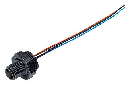 Automation Technology - Sensors and Actuators--Male panel mount connector_763_3_FS_Ku_Li_vv_M16