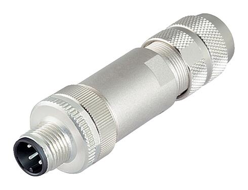Ilustración M12 Conector de cable macho, Número de contactos: 5, 8,0-9,0 mm, blindable, tornillo extraíble, IP67, UL 2238, Pluma de iris