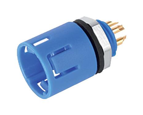 3D View 99 9211 060 04 - Snap-In IP67 Male panel mount connector, Contacts: 4, unshielded, solder, IP67