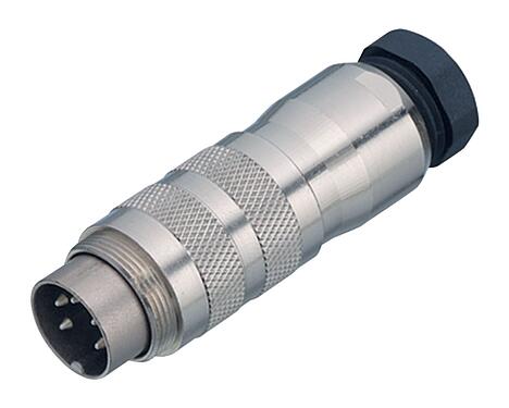 Illustration 99 5609 210 04 - M16 Male cable connector, Contacts: 4 (04-a), 6.0-8.0 mm, shieldable, screw clamp, IP67, UL