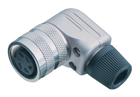 Illustration 99 0164 12 19 - M16 Connecteur femelle coudé, Contacts: 19 (19-a), 6,0-8,0 mm, blindable, souder, IP40