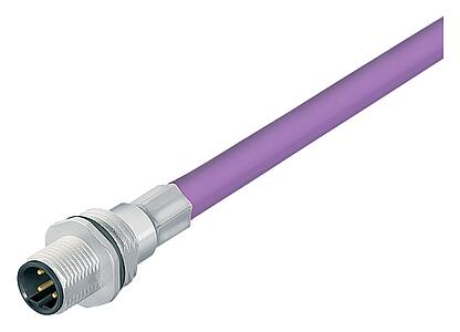 Tecnologia dell'automazione - trasmissione dati--Connettore maschio a flangia_766_3_FS_M16_Profi