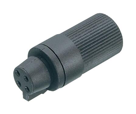 Illustration Snap-In Female cable connector, Contacts: 3, 3.6 mm, unshielded, solder, IP40