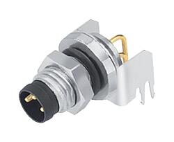 Automation Technology - Sensors and Actuators--Male panel mount connector_718_3_FS_Wi_front_schirm