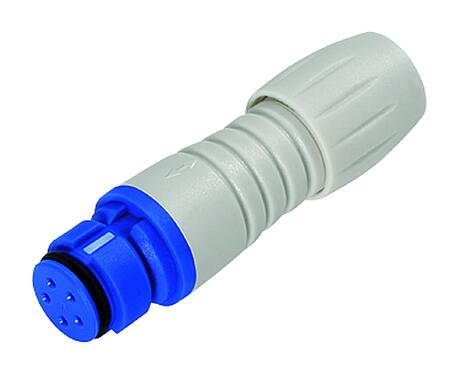 Minh hoạ Snap-In Ổ cắm cáp, Số lượng cực : 3, 3,5-5,0mm, không có chống nhiễu, hàn, IP67