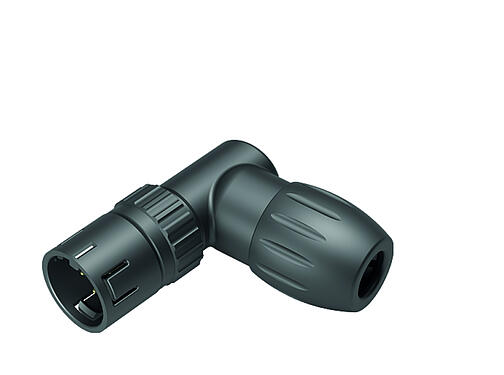 Illustration 99 9175 02 08 - Snap-In Male angled connector, Contacts: 8, 6.0-8.0 mm, unshielded, solder, IP67